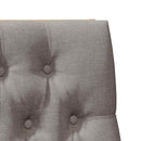 vidaXL Kárpitozott fejtámla Tópszínű 100 cm Tömör fenyőfa