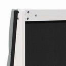 vidaXL Kárpitozott fejtámla Világosszürke 80 cm Tömör fenyőfa