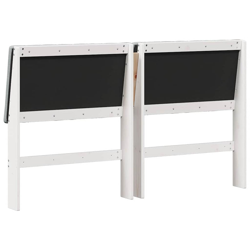 vidaXL Kárpitozott fejtámla Világosszürke 160 cm Tömör fenyőfa