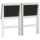 vidaXL Kárpitozott fejtámla Világosszürke 120 cm Tömör fenyőfa