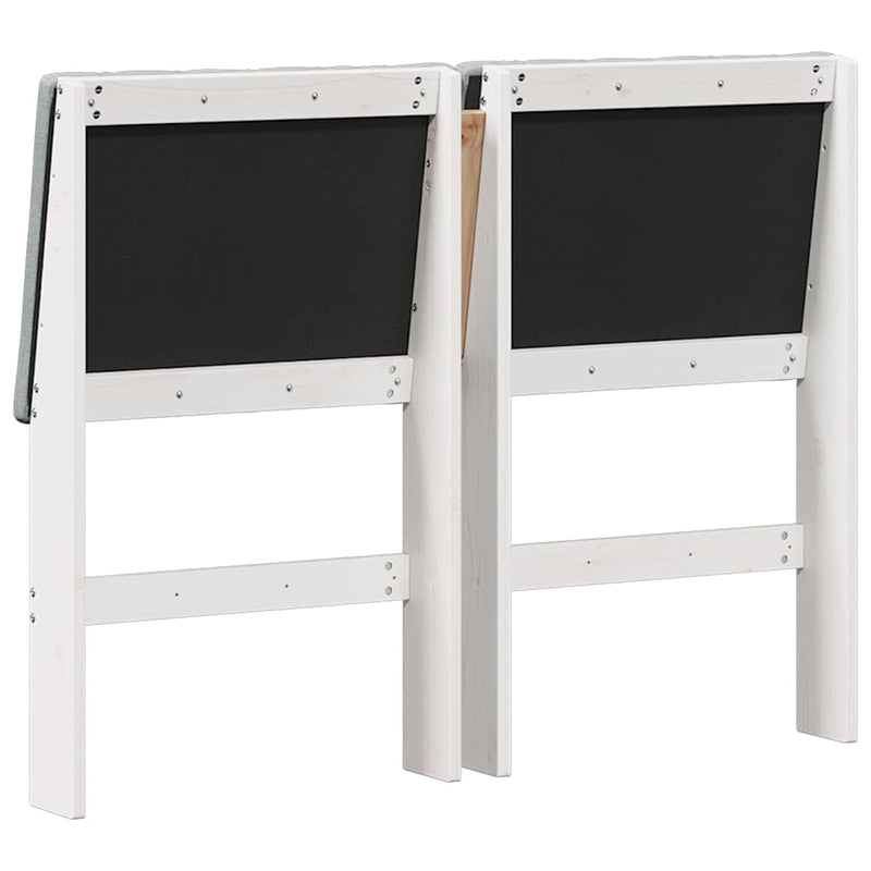 vidaXL Kárpitozott fejtámla Világosszürke 120 cm Tömör fenyőfa