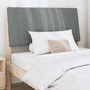 vidaXL Kárpitozott fejtámla Sötétszürke 100 cm Tömör fenyőfa