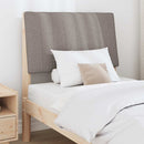 vidaXL Kárpitozott fejtámla Tópszínű 80 cm Tömör fenyőfa