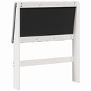 vidaXL Kárpitozott fejtámla Világosszürke 80 cm Tömör fenyőfa