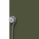 vidaXL Nyúl Etető Olajzöld 12,5 x 12,5 x 25 cm Hidegen Hengerelt Acél