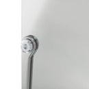 vidaXL Nyúl Etető Ezüst 12,5 x 12,5 x 25 cm Horganyzott acél