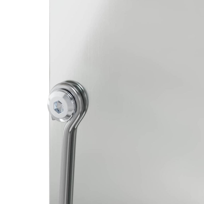 vidaXL Nyúl Etető Ezüst 12,5 x 12,5 x 25 cm Horganyzott acél