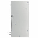 vidaXL Nyúl Etető Ezüst 12,5 x 12,5 x 25 cm Horganyzott acél