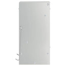 vidaXL Nyúl Etető Ezüst 20 x 12,5 x 25 cm Horganyzott acél