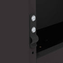 vidaXL Nyúl Etető Fekete 64.5 x 25.5 x 45.5 cm Hidegen Hengerelt Acél