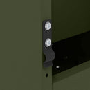 vidaXL Nyúl Etető Olajzöld 64.5 x 25.5 x 45.5 cm