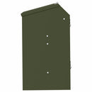 vidaXL Nyúl Etető Olajzöld 64.5 x 25.5 x 45.5 cm
