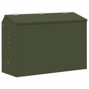 vidaXL Nyúl Etető Olajzöld 64.5 x 25.5 x 45.5 cm