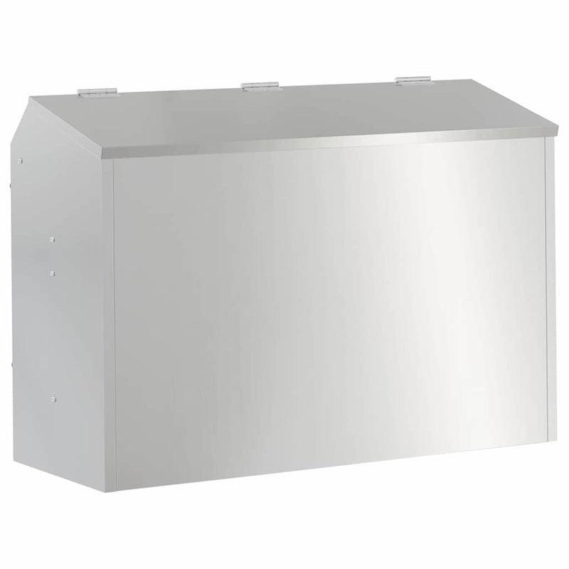 vidaXL Nyúl Etető Ezüst 64.5 x 25.5 x 45.5 cm Horganyzott acél