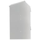 vidaXL Nyúl Etető Ezüst 64.5 x 25.5 x 45.5 cm Horganyzott acél