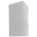 vidaXL Nyúl Etető Ezüst 64.5 x 25.5 x 45.5 cm Horganyzott acél
