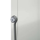 vidaXL Nyúl Etető Ezüst 12,5 x 26 x 28,5 cm Horganyzott acél