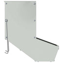 vidaXL Nyúl Etető Ezüst 12,5 x 26 x 28,5 cm Horganyzott acél