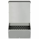 vidaXL Nyúl Etető Ezüst 17,5 x 26 x 28,5 cm Horganyzott acél