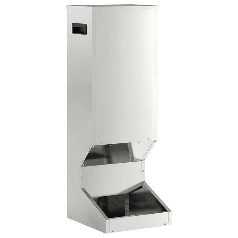 vidaXL Szarvas etető Ezüst 28 x 30 x 80 cm Horganyzott acél