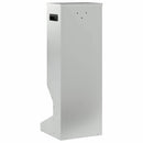 vidaXL Szarvas etető Ezüst 28 x 30 x 80 cm Horganyzott acél