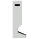 vidaXL Szarvas etető Ezüst 28 x 30 x 80 cm Horganyzott acél