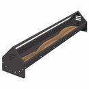 vidaXL Csirke Etető Tál Fekete 108 x 20,5 x 20 cm