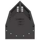 vidaXL Csirke Etető Tál Fekete 108 x 20,5 x 20 cm