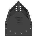 vidaXL Csirke Etető Tál Fekete 108 x 20,5 x 20 cm