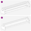 vidaXL Csirke Etető Tál Ezüst 108 x 20,5 x 20 cm 5 kg Horganyzott Acél