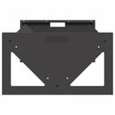 vidaXL Állattenyésztési takarmányzó Fekete 108 x 50 x 28 cm