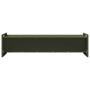 vidaXL Állattenyésztési takarmányzó Olajzöld 108 x 50 x 28 cm