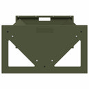 vidaXL Állattenyésztési takarmányzó Olajzöld 108 x 50 x 28 cm