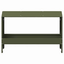 vidaXL Csirke Etető Tál Olajzöld 81 x 32 x 53,5 cm