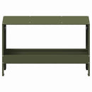 vidaXL Csirke Etető Tál Olajzöld 81 x 32 x 53,5 cm