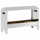 vidaXL Csirke Etető Tál Ezüst 81 x 32 x 53,5 cm Horganyzott acél