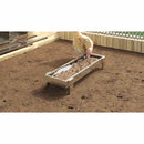 vidaXL Csirke Etető Tál Ezüst 80 x 28 x 13.5 cm Horganyzott acél