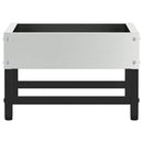 vidaXL Madár Etető Ezüst 80 x 28 x 13.5 cm Horganyzott acél