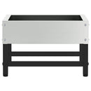 vidaXL Madár Etető Ezüst 80 x 28 x 13.5 cm Horganyzott acél