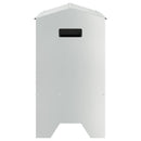 vidaXL Állattenyésztési takarmányzó Ezüst 79 x 35 x 62 cm