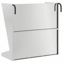 vidaXL Szénazsák Ezüst 71 x 33 x 70 cm Horganyzott acél