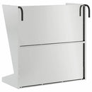 vidaXL Szénazsák Ezüst 71 x 33 x 70 cm Horganyzott acél