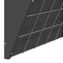 vidaXL Függő Szénatároló Fekete 61 x 33 x 66 cm Hidegen Hengerelt Acél