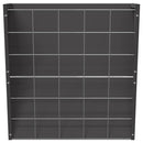 vidaXL Függő Szénatároló Fekete 61 x 33 x 66 cm Hidegen Hengerelt Acél