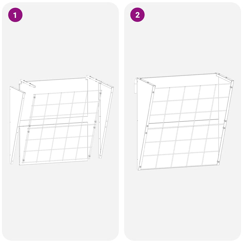 vidaXL Függő Szénatároló Olajzöld 61 x 33 x 66 cm
