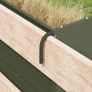 vidaXL Függő Szénatároló Olajzöld 61 x 33 x 66 cm