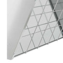 vidaXL Függő Szénatároló Ezüst 61 x 33 x 66 cm Horganyzott acél