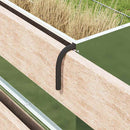 vidaXL Függő Szénatároló Ezüst 61 x 33 x 66 cm Horganyzott acél