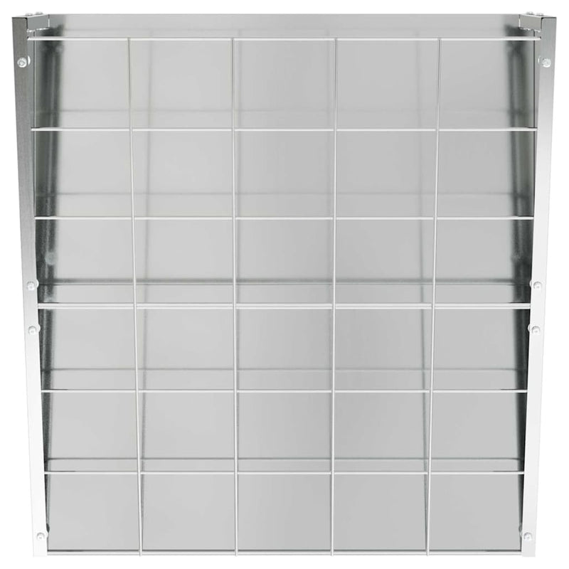 vidaXL Függő Szénatároló Ezüst 61 x 33 x 66 cm Horganyzott acél