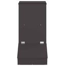 vidaXL Disznó Etető Fekete 55 x 51 x 91.5 cm Hidegen Hengerelt Acél